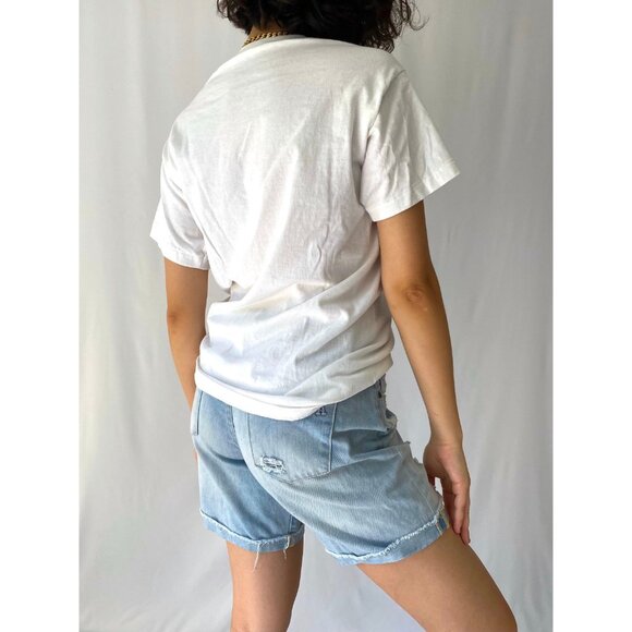 90s vintage funny beach vacation pigs graphic novelty fun humor cotton tee shirt - Picture 6 of 7